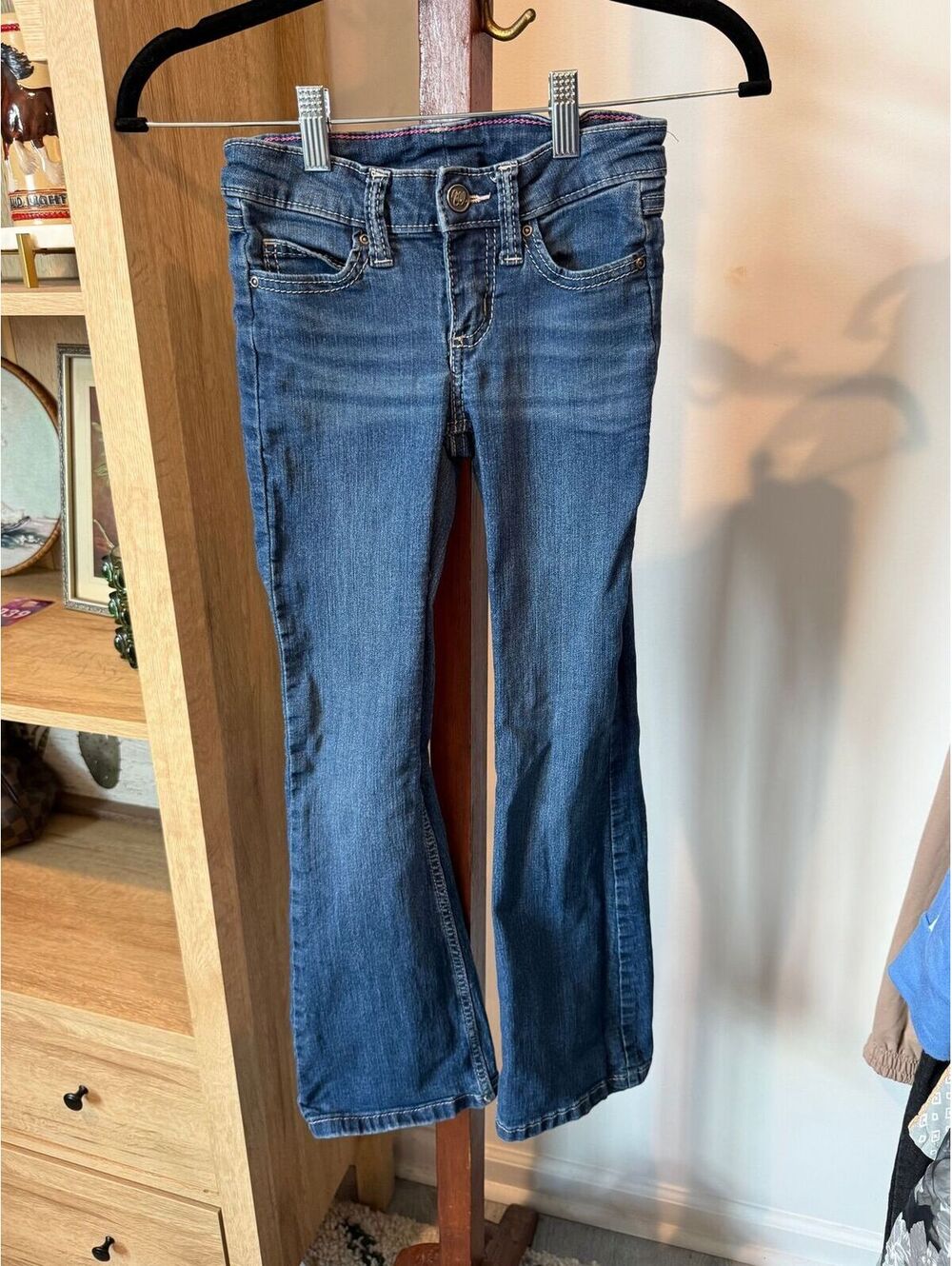 Wrangler Girls' Slim Bootcut Jeans Size 8